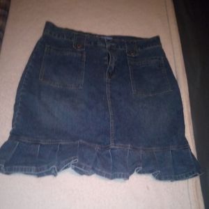 Woman's Duck Head Denim Skirt